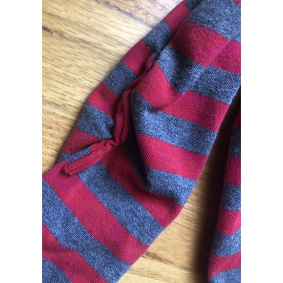 Deux Par Deux Size 5 Dress Red & Grey Striped - Picture 4 of 8